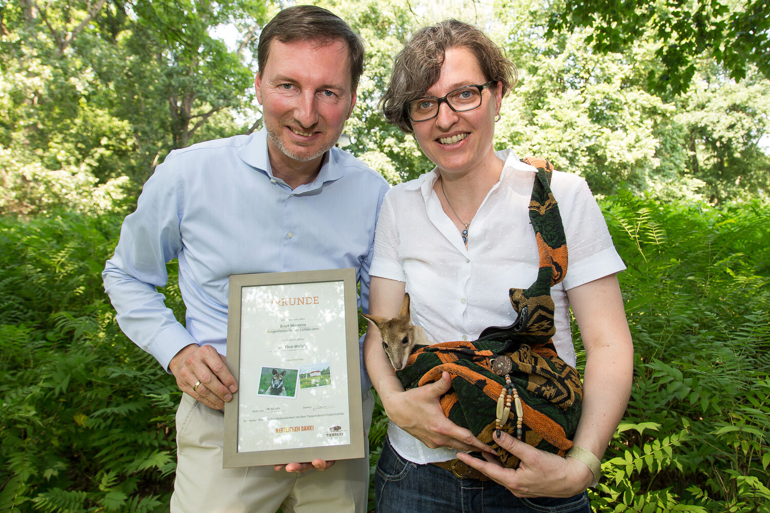 Patenschaft über Monti, das Flink-Wallaby